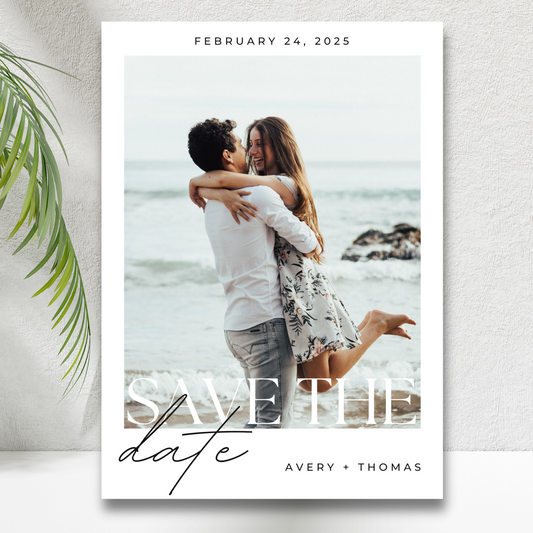 Save the Date Magnet - 3.5 x 5 - Personalized