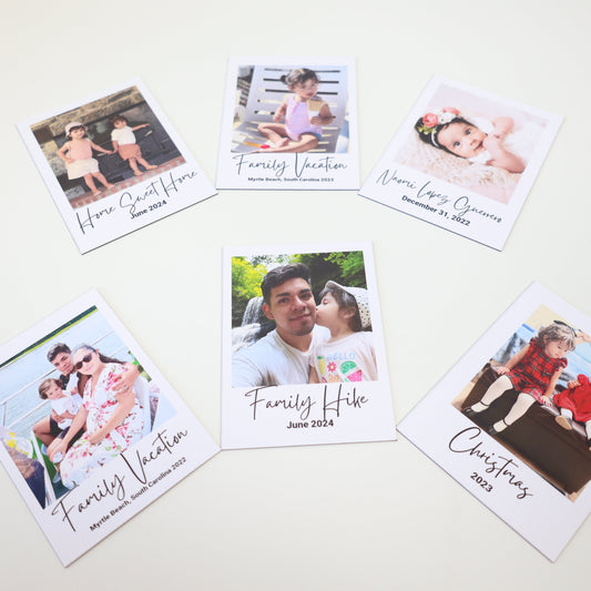 Destination Photo Magnets - 6 Pack (Customizable)